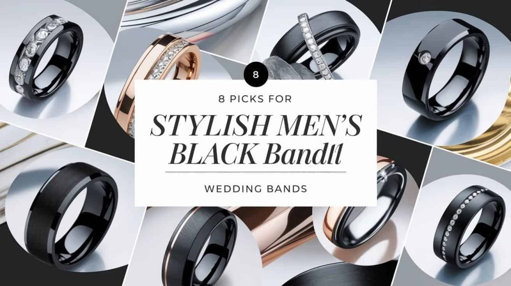 Top 8 Men's Black Wedding Bands