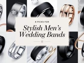 Men's Black Wedding Bands