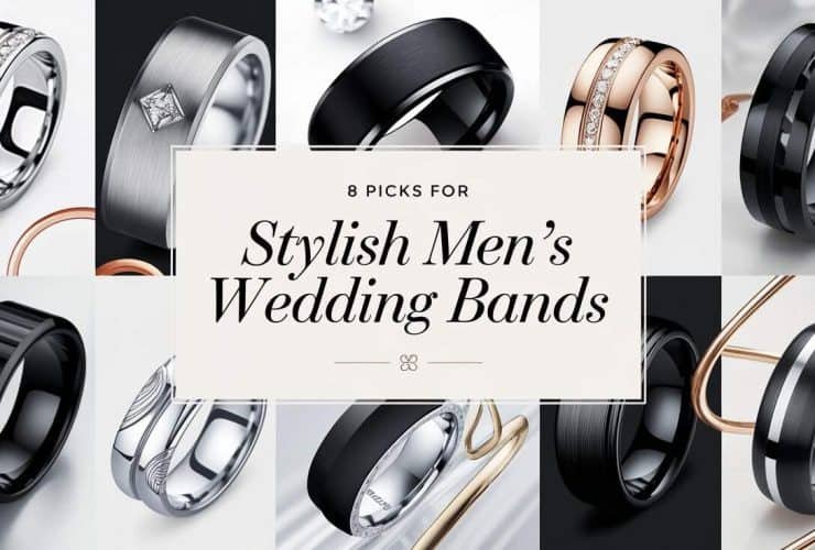 Men's Black Wedding Bands