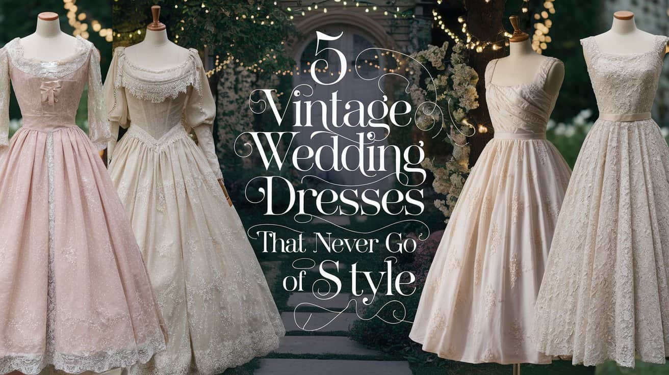 5 Timeless Vintage Wedding Dresses That Stole the Show
