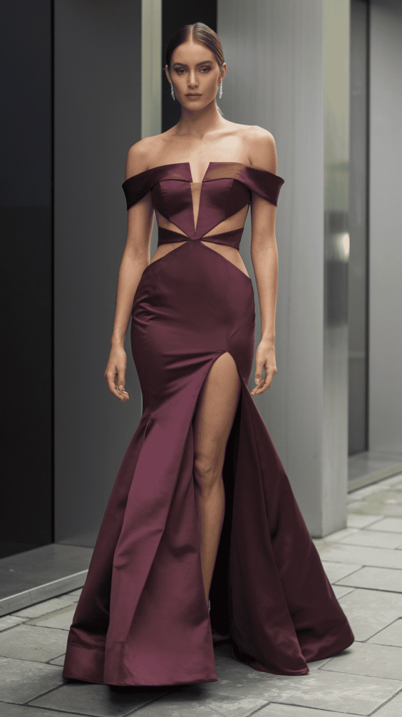 Contemporary wrap dress with asymmetrical hem and soft fabric