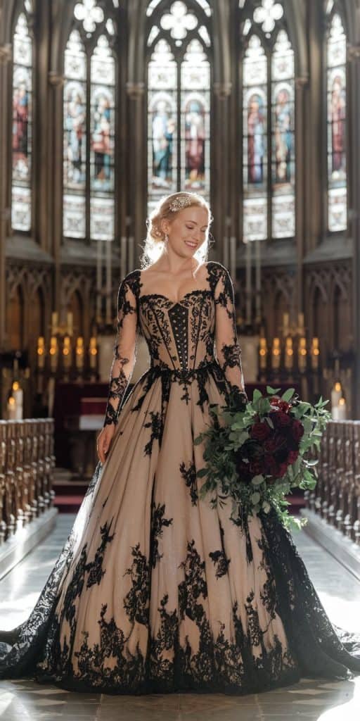 Top 10 Black Wedding Dresses Redefining Bridal Fashion
