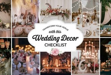 Transform Your Venue with This Wedding Decor Checklist