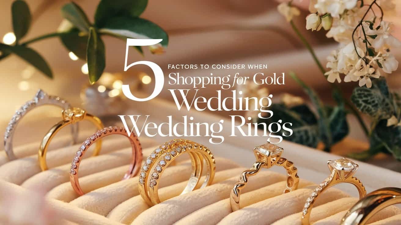5 Factors to Consider When Shopping for Gold Wedding Rings