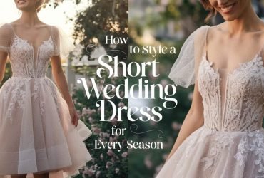 How to Style a Short Wedding Dress for Every Season
