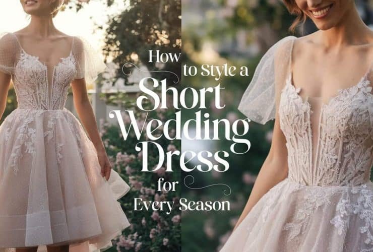 How to Style a Short Wedding Dress for Every Season
