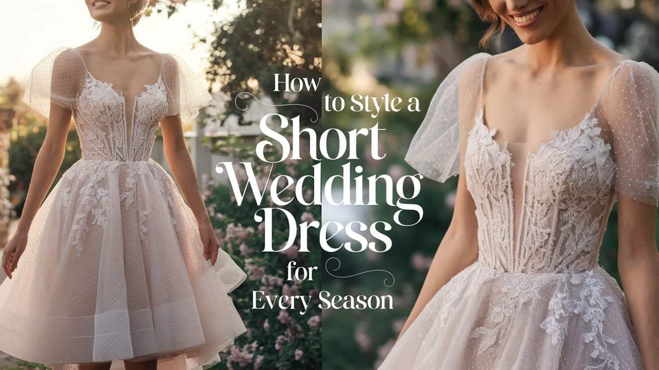 How to Style a Short Wedding Dress for Every Season