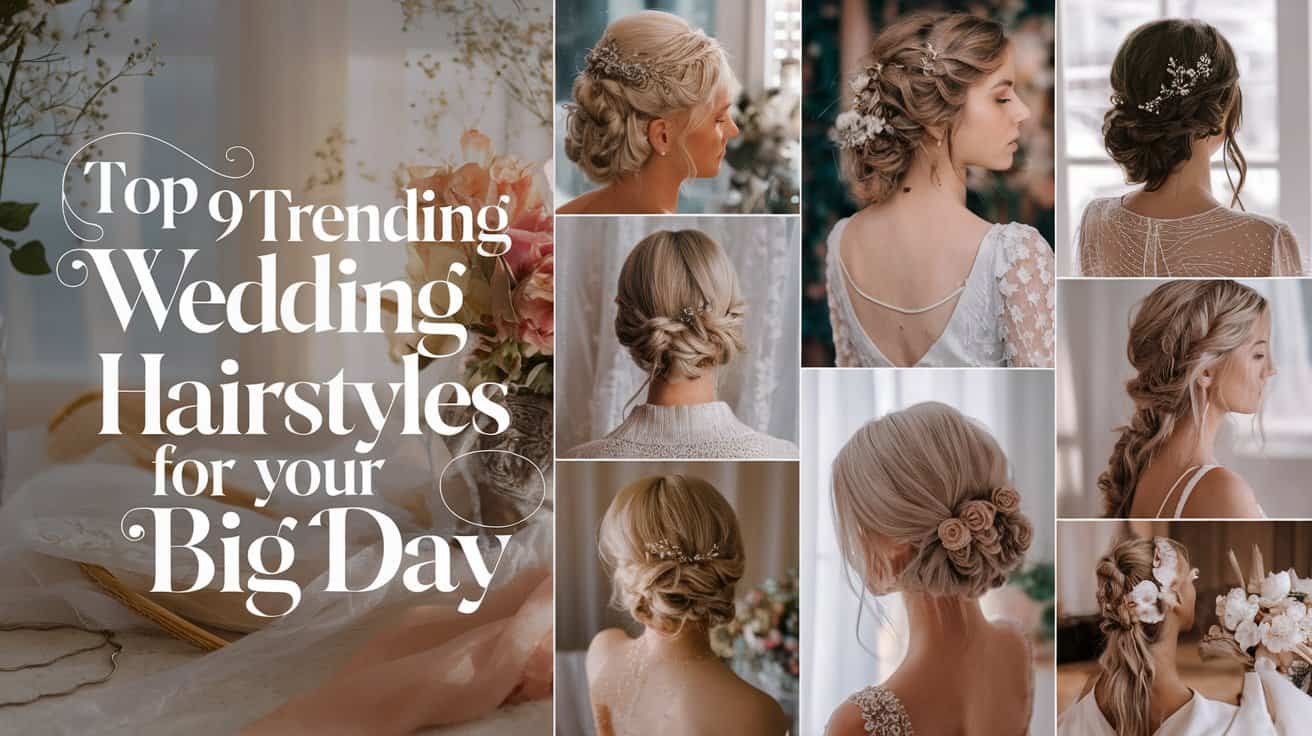 Top 9 Trending Wedding Hairstyles for Your Big Day