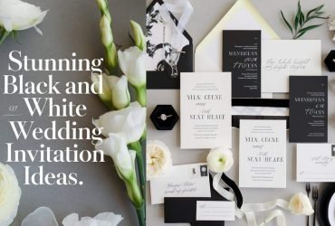 10 Stunning Black and White Wedding Invitation Ideas