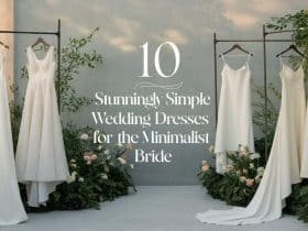 Simple Wedding Dress with Subtle Detailing to Highlight the Bride's Shape – A minimalist wedding dress designed to highlight the bride’s natural shape with simple lines and minimal decoration.