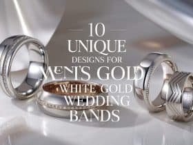 10 Unique Designs for Men's White Gold Wedding Bands That Will Make You Stand Out