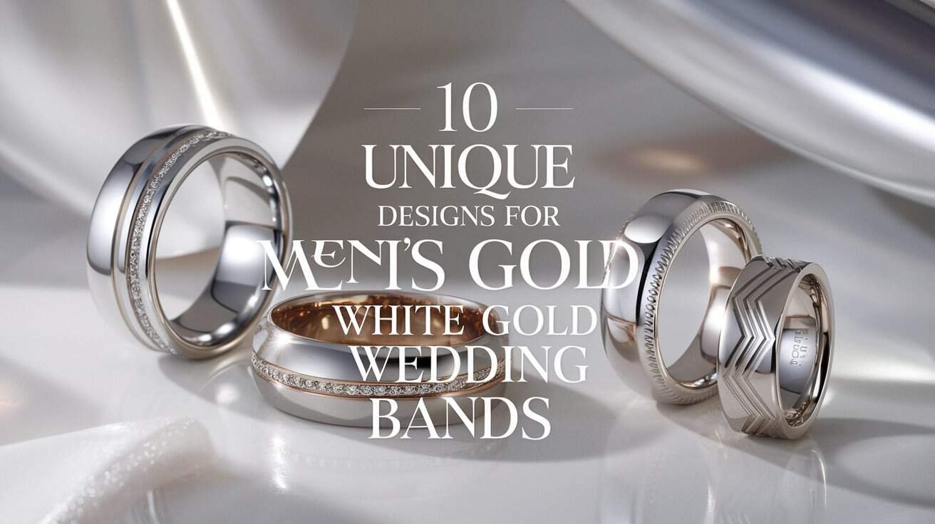 10 Unique Designs for Men's White Gold Wedding Bands That Will Make You Stand Out