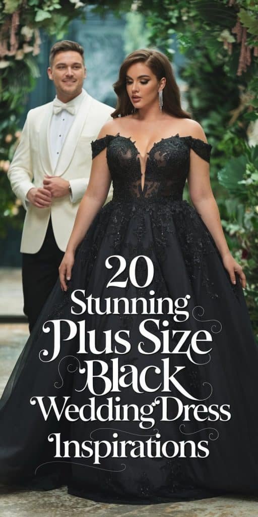 20 Stunning Plus Size Black Wedding Dress Inspirations — free download
