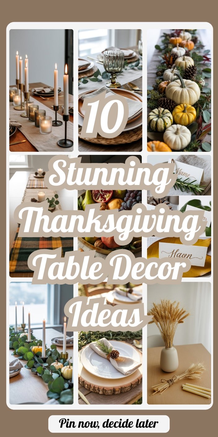 10 Stunning Thanksgiving Table Decor Ideas for 2025