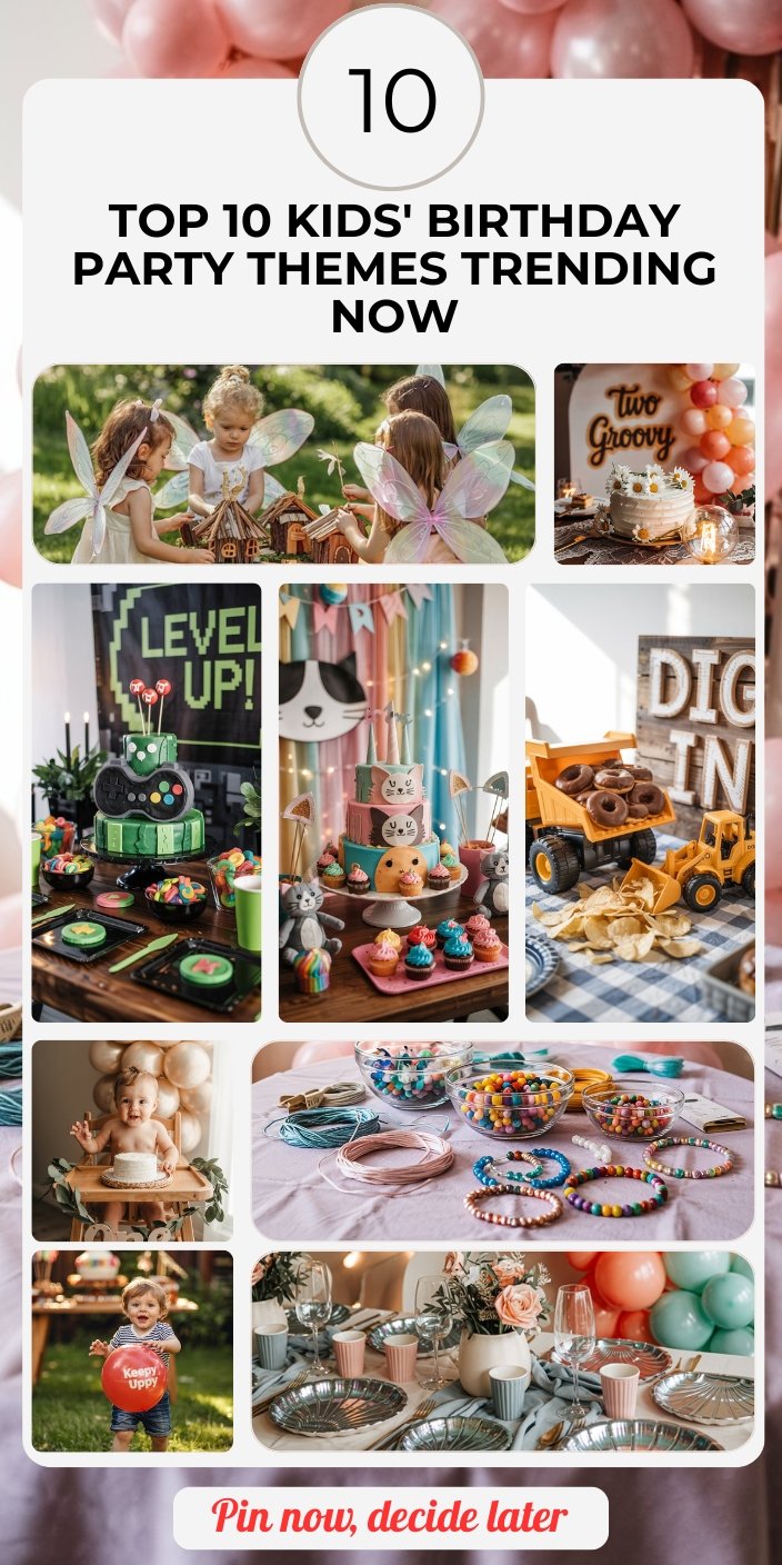 Top 10 Kids' Birthday Party Themes Trending Now