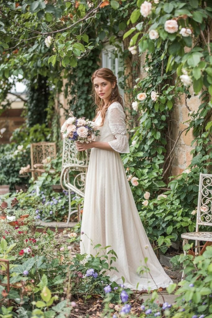 Romantic garden weddings and vintage themes, Victorian-inspired maxi with romantic details, Cotton with lace accents, Floor-length, 00-XL, Gentle machine wash