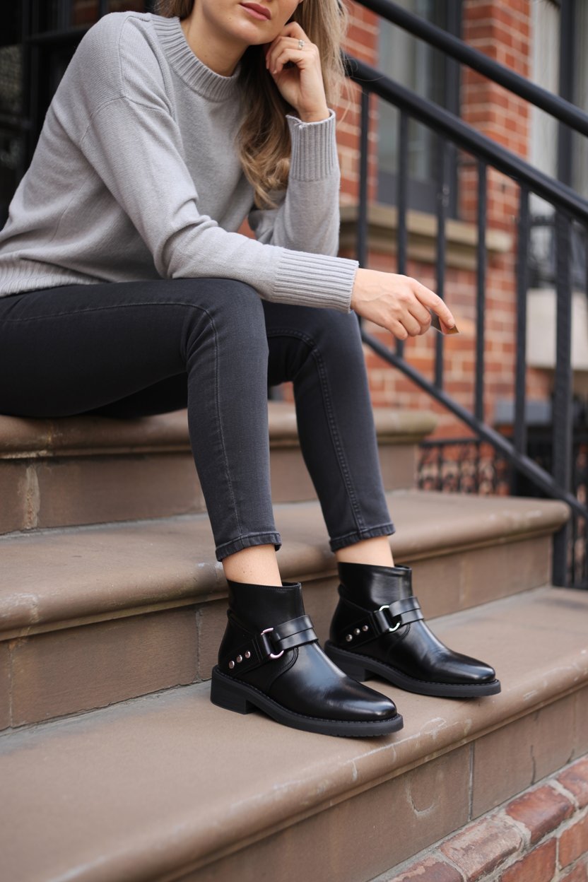 An iconic, rebellious classic made surprisingly comfortable, perfect for adding edge to any outfit.